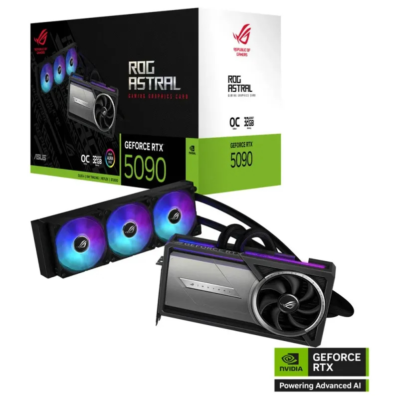 Asus ROG Astral LC GeForce RTX™ 5090 32GB GDDR7 OC Edition Gaming Graphics Card